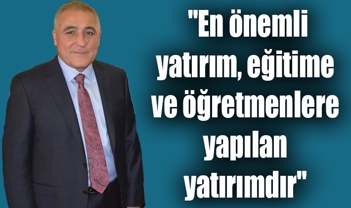 "Öğretmenler geleceğimizi şekillendiriyor"