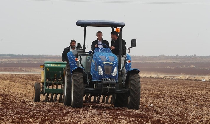 Şahinbey'de çiftçilere tohum ve gübre desteği