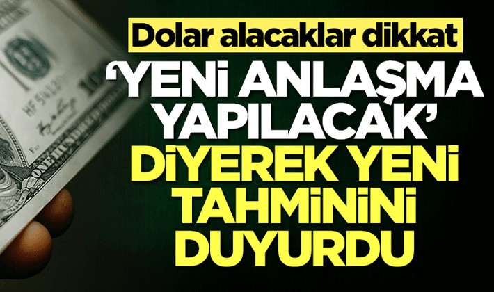 Dolar alacaklar dikkat!