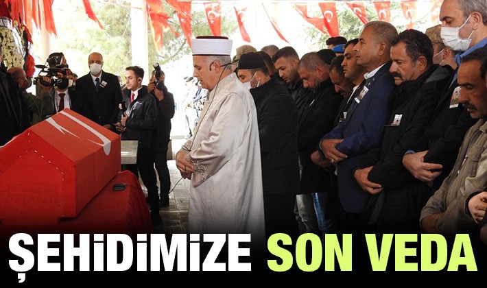 Şehidimize son veda