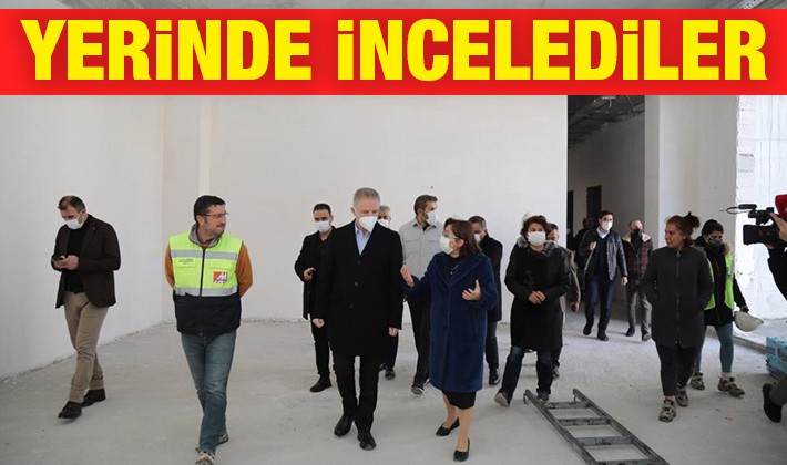 Millet Bahçesi çalışmalarını yerinde incelediler