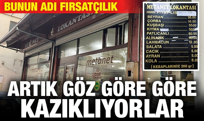 Artık göz göre göre kazıklıyorlar