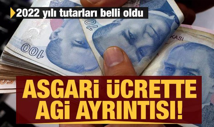 2022 AGİ ücretleri belli oldu!