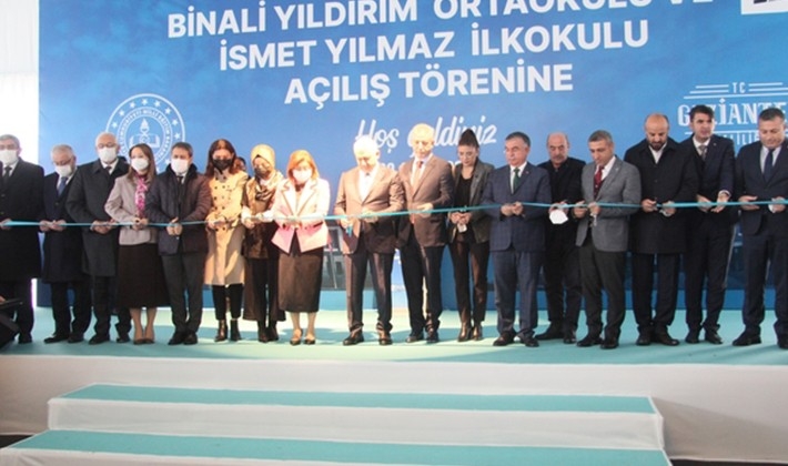 Binali Yıldırım ve İsmet Yılmaz Gaziantep'te