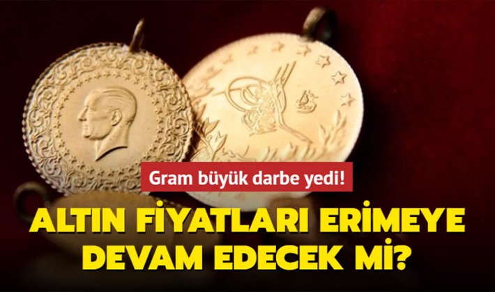 Altın fiyatları erimeye devam edecek mi?