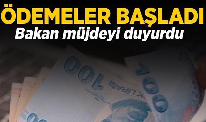 Bakan Pakdemirli müjdeyi duyurdu! Ödemeler başladı