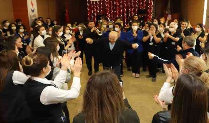 SANKO Üniversitesi Hastanesinde yeni yıl etkinliği