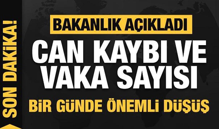 1 Ocak koronavirüs tablosu açıklandı! Önemli düşüş