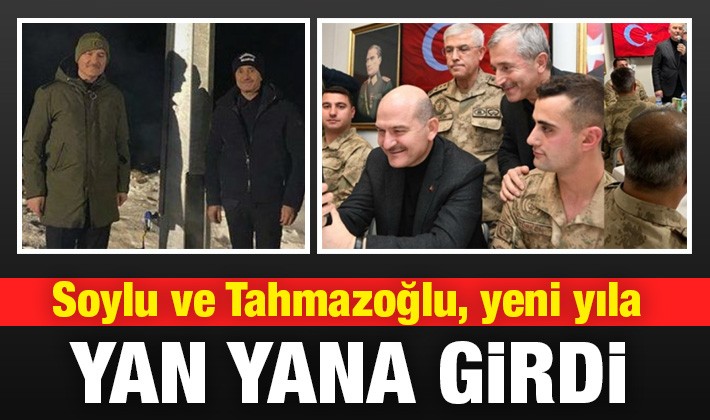 Soylu ve Tahmazoğlu, yeni yıla yan yana girdi