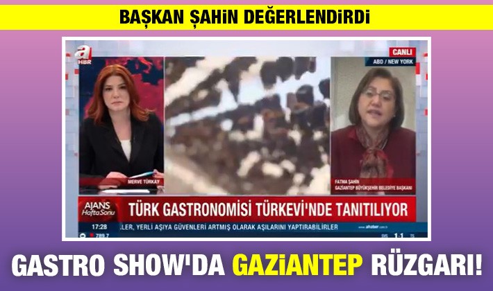 Başkan Şahin'den Gastro Show değerlendirmesi