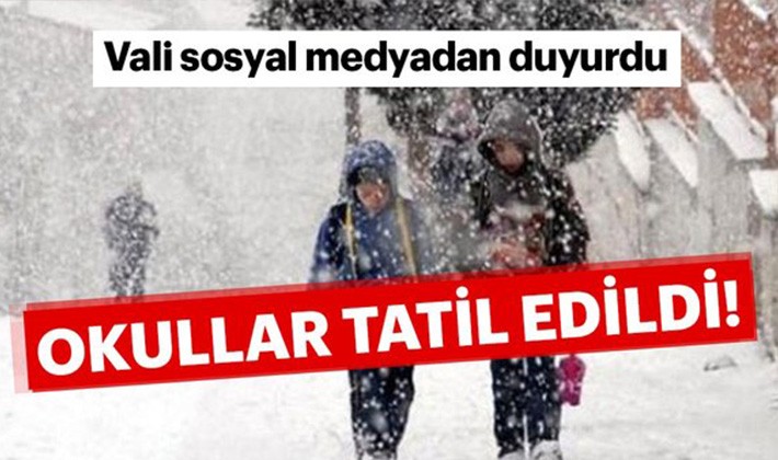 Gaziantep'te yarın okullar tatil