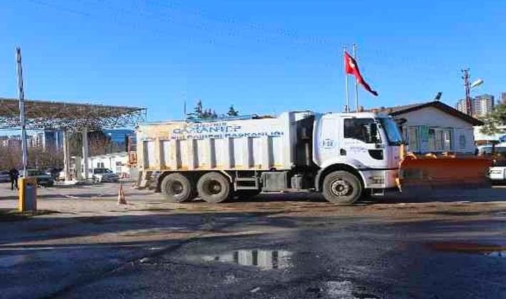 Gaziantep karla mücadele için hazır