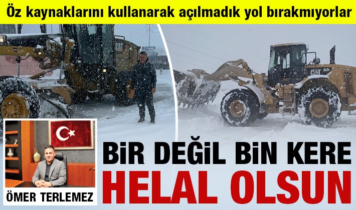 Bir değil bin kere helal olsun