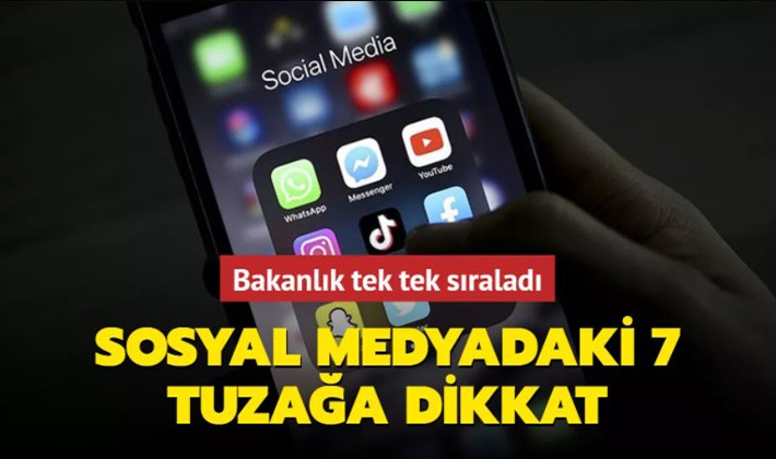 Sosyal medyadaki 7 tuzağa dikkat