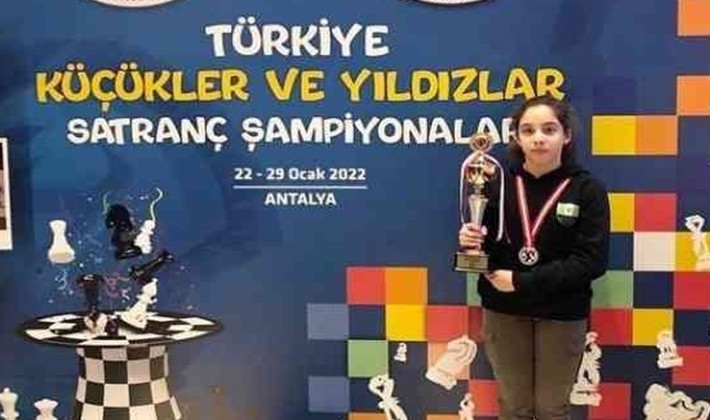 GKV Özel okulları öğrencisi Beren Kalyoncu Türkiye ikincisi
