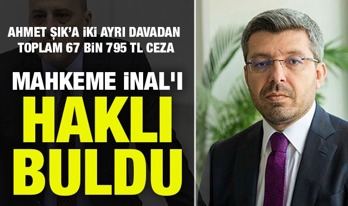 Mahkeme İnal'ı haklı buldu