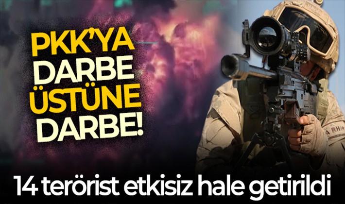 Fırat Kalkanı bölgesinde 14 terörist etkisiz hale getirildi