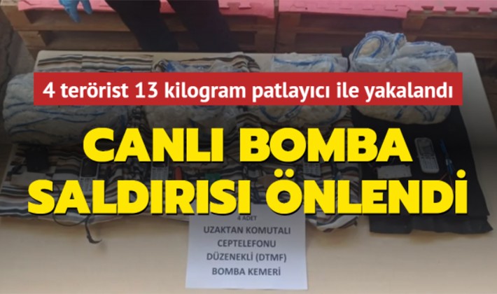 Afrin'de canlı bomba saldırısı önlendi