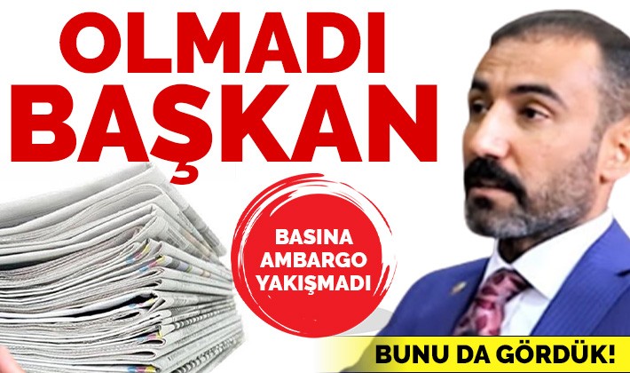 OLMADI BAŞKAN