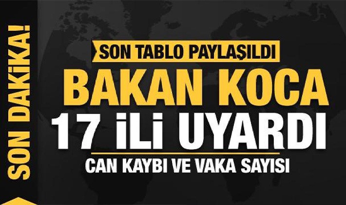 10 Şubat koronavirüs tablosu açıklandı!