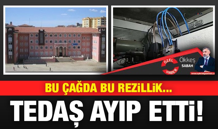 TEDAŞ AYIP ETTİ! Bu çağda bu rezillik...