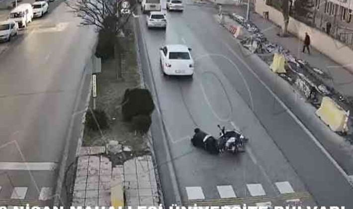 Trafik kazaları kameralara yansıdı