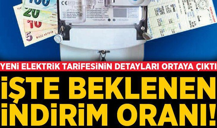 Yeni elektrik tarifesinin detayları ortaya çıktı