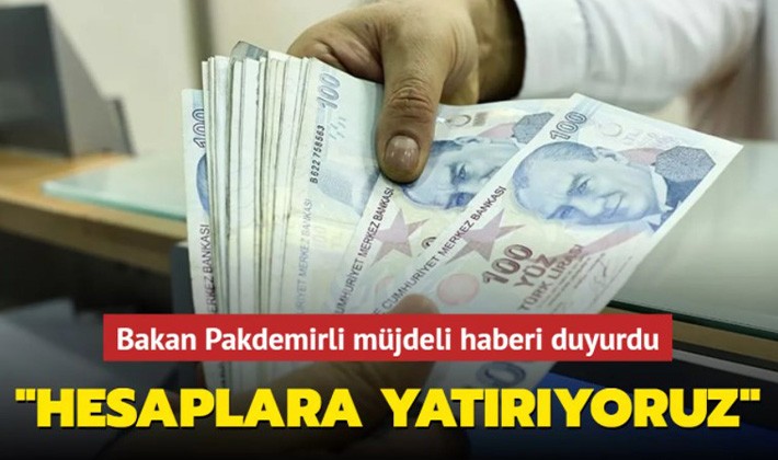 Bakan Pakdemirli müjdeli haberi duyurdu: Hesaplara yatırıyoruz