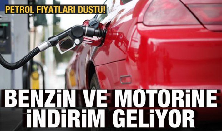 Petrol fiyatları düştü! Benzin ve motorine indirim geliyor