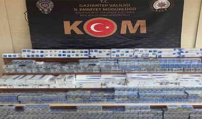 3 bin 890 paket kaçak sigara ele geçirildi