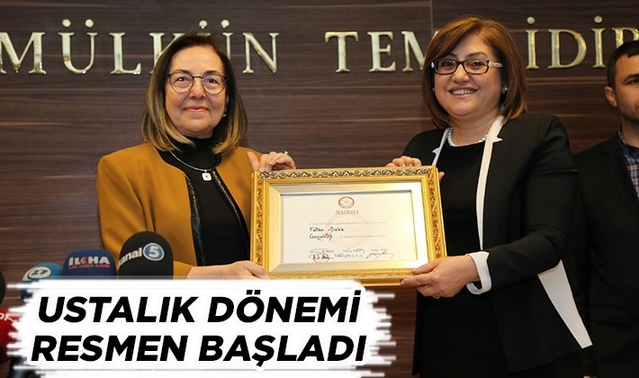 USTALIK DÖNEMİ RESMEN BAŞLADI