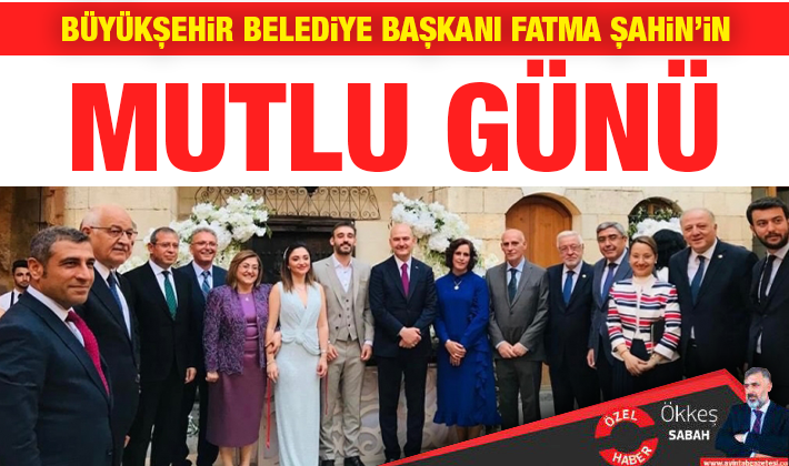 Fatma Şahin'in mutlu günü