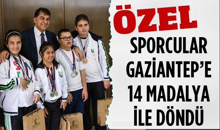 ÖZEL SPORCULAR GAZİANTEP’E 14 MADALYA İLE DÖNDÜ