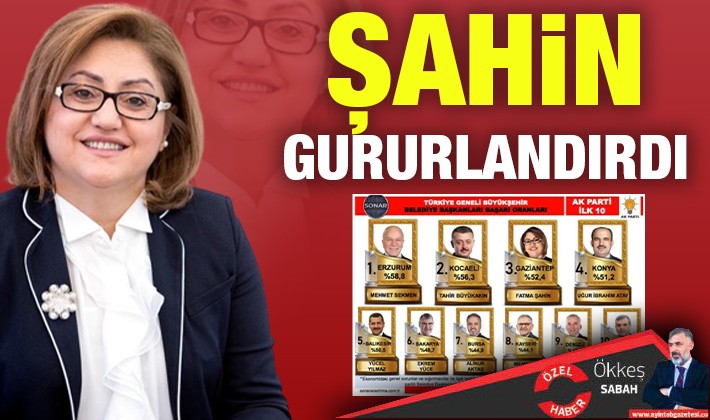 ŞAHİN GURURLANDIRDI