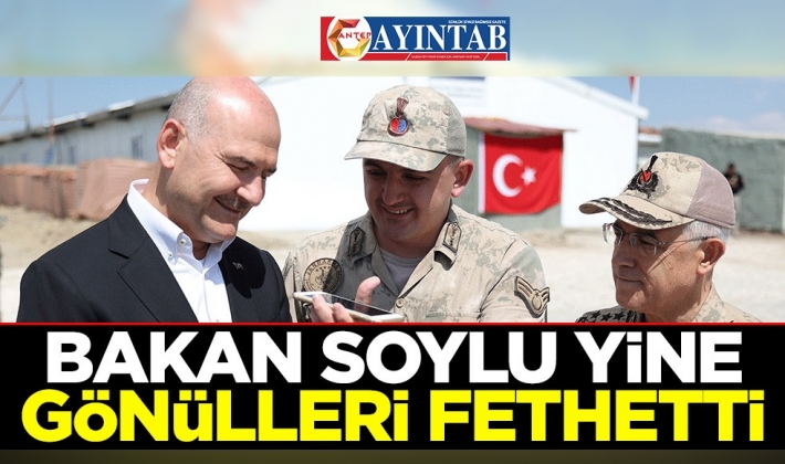 İçişleri Bakanı Süleyman Soylu yine gönülleri fethetti