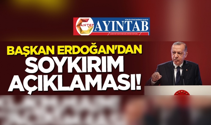 Başkan Erdoğan'dan 