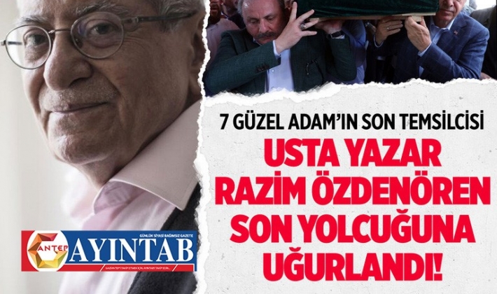 Usta yazar Rasim Özdenören son yolculuğuna uğurlandı