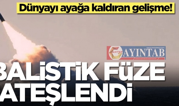 Dünyayı ayağa kaldıran gelişme! Son dakika kodu ile ilan edildi: 11 balistik füze ateşlendi
