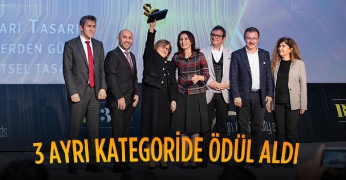 3 AYRI KATEGORİDE ÖDÜL ALDI