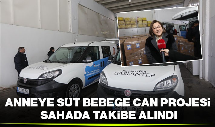 Anneye Süt Bebeğe Can projesi sahada takibe alındı