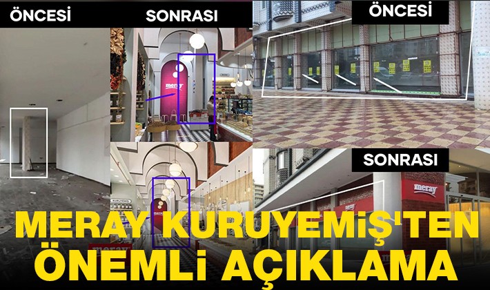 Meray Kuruyemiş 'ten önemli açıklama