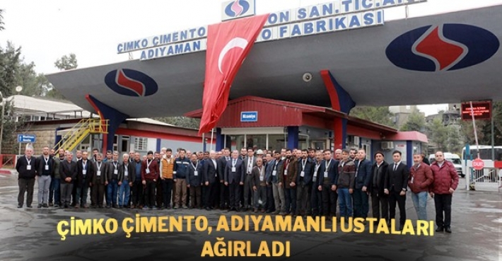 ÇİMKO ÇİMENTO, ADIYAMANLI USTALARI AĞIRLADI