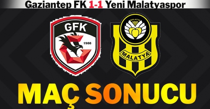Gaziantep FK 1-1 Yeni Malatyaspor