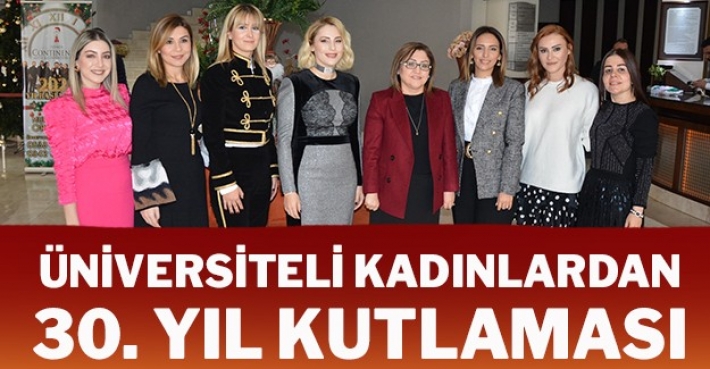 Üniversiteli kadınlardan 30. yıl kutlaması