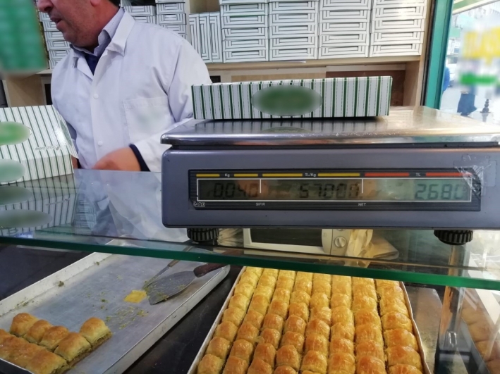 Gaziantep Baklavası satışı yapan işletmelere denetim