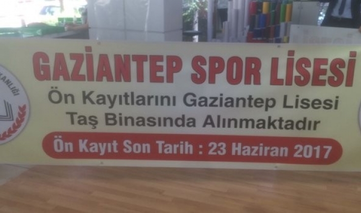 Gaziantep spor lisesine kavuştu