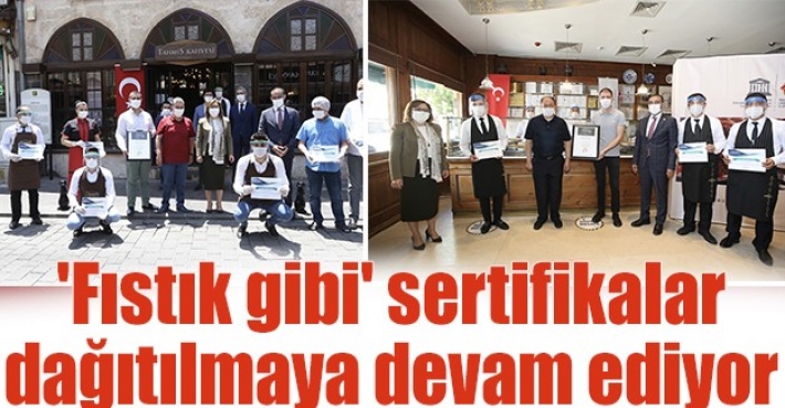 'Fıstık gibi' sertifikalar dağıtılmaya devam ediyor