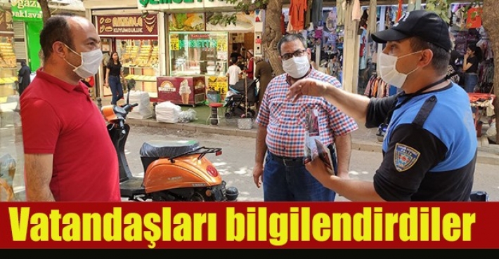 Vatandaşları bilgilendirdiler