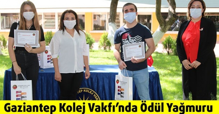 Gaziantep Kolej Vakfı’nda Ödül Yağmuru