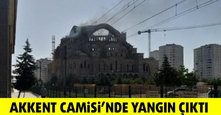 AKKENT CAMİSİ’NDE YANGIN ÇIKTI